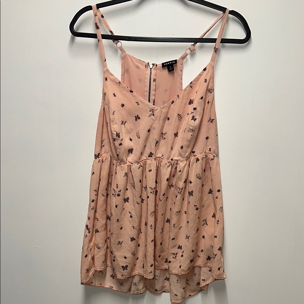 Torrid Peach Butterfly Camisole